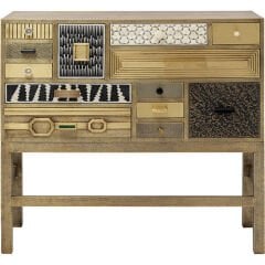 High Dresser Chalet Gold 13 Drawers Şifonyer