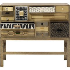 High Dresser Chalet Gold 13 Drawers Şifonyer