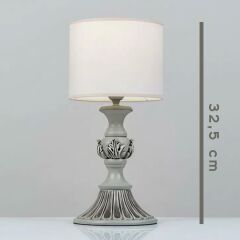 Yaprak Abajur Gri - 2242