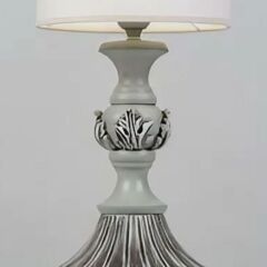 Yaprak Abajur Gri - 2242