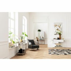 Brick Mirror Mdf Yemek Masası 80x140 cm