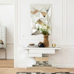Brick Mirror Mdf Yemek Masası 80x140 cm