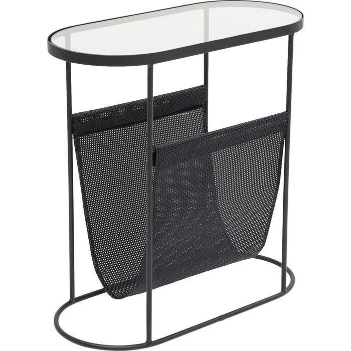 Mesh Journal Cam Gazete Sehpası