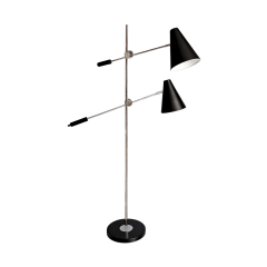 Telsa Oynar Başlıklı Krom Lambader