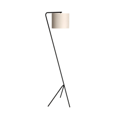 Halde Tripod Ayaklı Siyah Lambader