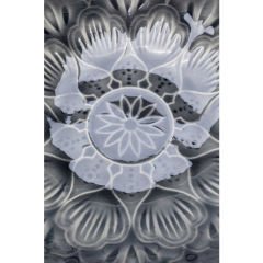 Sicilia Mandala Gri Kase 18cm
