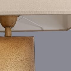 Pelta Açık Kahve Abajur