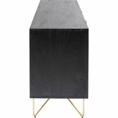 Gold Vein 3 Doors Masif Ahşap Büfe