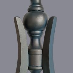 Nethe Dama Desen Koyu Yeşil Abajur