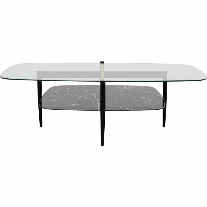 Noblesse Rectangular Çelik Orta Sehpa