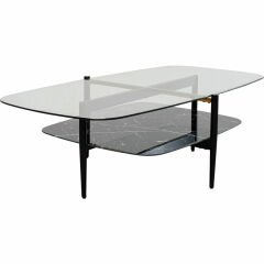 Noblesse Rectangular Çelik Orta Sehpa
