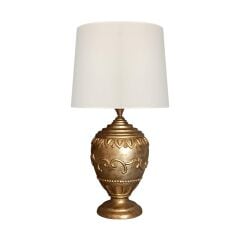 Lendra Motifli Gold Abajur