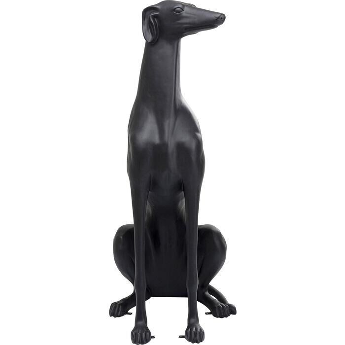 Greyhound Oskar Siyah XXL Heykel 180cm