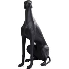 Greyhound Oskar Siyah XXL Heykel 180cm