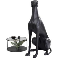 Greyhound Oskar Siyah XXL Heykel 180cm
