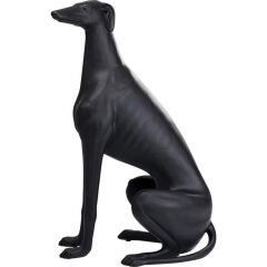 Greyhound Oskar Siyah XXL Heykel 180cm