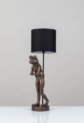 Frog Abajur Kahverengi
