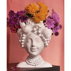 Fruity White Poliresin Vazo