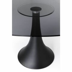 Table Grande Possibilita Smoke Glass Yemek Masası