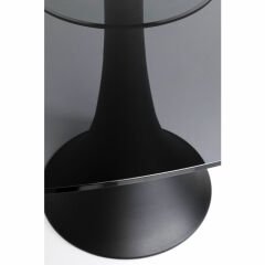 Table Grande Possibilita Smoke Glass Yemek Masası