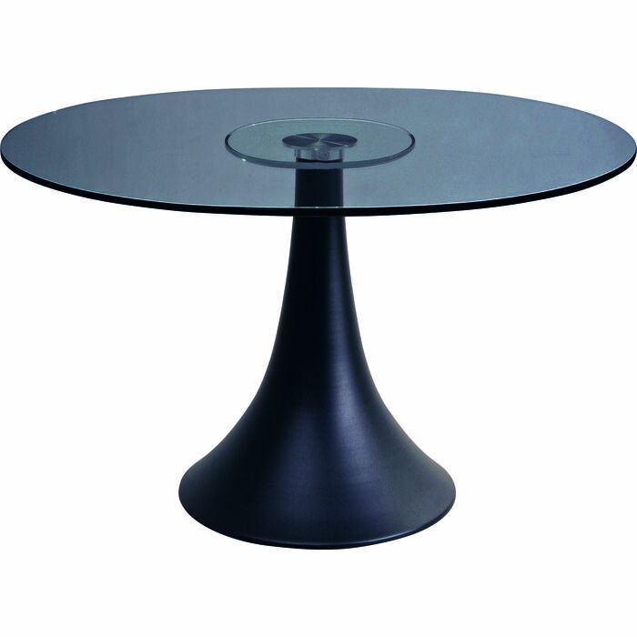 Table Grande Possibilita Smoke Glass Yemek Masası