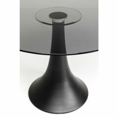 Table Grande Possibilita Smoke Glass Yemek Masası