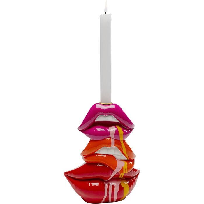 Candle Holder Lips 17cm