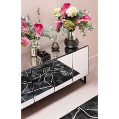 Sideboard Soran Black Konsol 160x45 cm