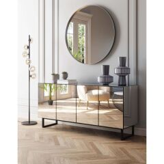 Sideboard Soran Black Konsol 160x45 cm