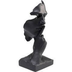 Quiet Face Black Dekoratif Obje