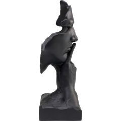 Quiet Face Black Dekoratif Obje
