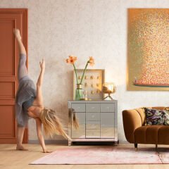 Luxury 2 Kapaklı 6 Çekmeceli Şifonyer