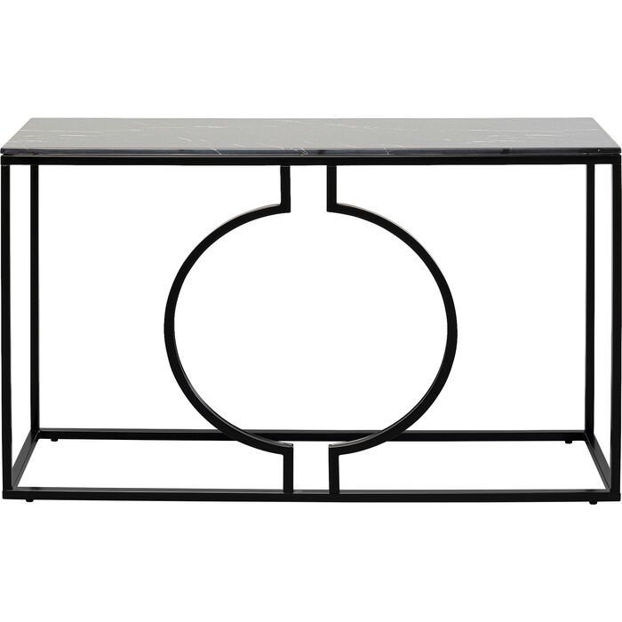Console Miami Loft Siyah Yemek Masası 120x75 cm