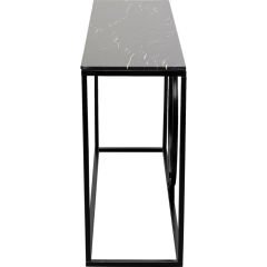 Console Miami Loft Siyah Yemek Masası 120x75 cm
