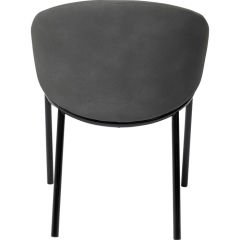 Armrest Boulevard Gri Çelik Sandalye