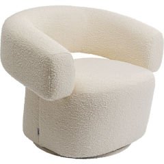 Swivel Maye Krem Berjer