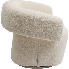 Swivel Maye Krem Berjer