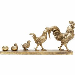 Chicken Evolution Reçine Dekoratif Obje