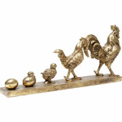 Chicken Evolution Reçine Dekoratif Obje