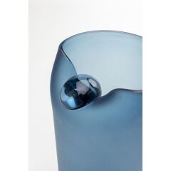 Vase Buckle Blue 33cm