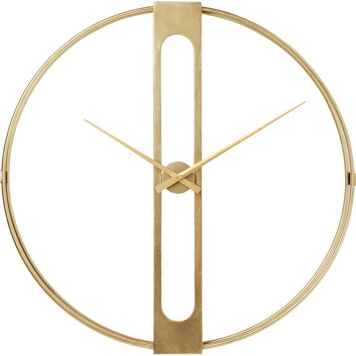Clip Gold Duvar Saati 107cm