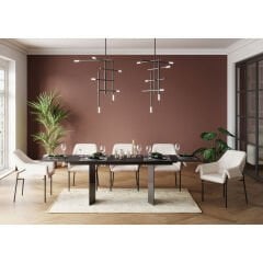 Armrest Bess Krem Polyester Sandalye