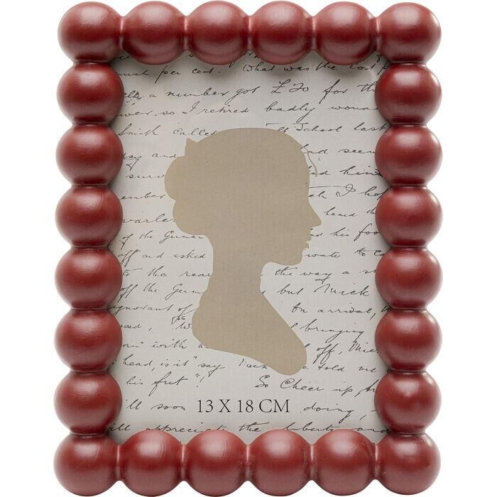 Picture Frame Balls Red 13x18cm