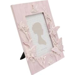 Picture Frame Butterfly Pink 10x15cm