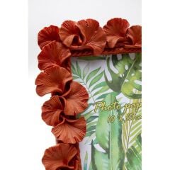 Picture Frame Ginkgo Leaf Orange 17x20cm