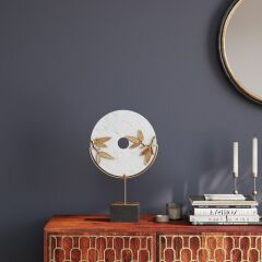 Circle Bamboo Dekoratif Obje 51cm