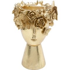 Flowercrown Gold Vazo 20cm