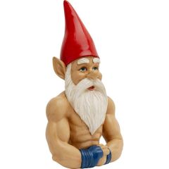 Deco Figurine Gnome Muscle 32cm