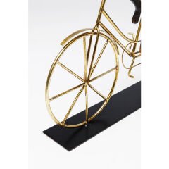Dog With Bicycle Dekoratif Obje 44 cm