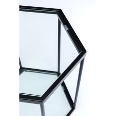 Comb Black Çelik Yan Sehpa